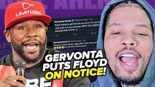 HEATED! Gervonta WARNS Mayweather he will KO him after diss via social media!