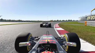 F1 2017 "running in the 90's" driving alonso in quick gp