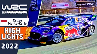 WRC Rally Highlights : Morning Day 2 WRC Rallye Monte-Carlo 2022