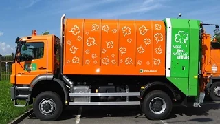 Benne à Ordures Faun Rotopress / Camion Poubelles, Garbage Truck, Refuse Truck, Bin Lorry