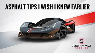 Asphalt 9: Some Tips I wish I knew earlier