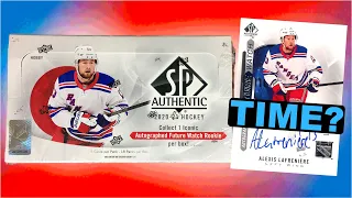 well, THIS HAPPENED - 2020-21 SP Authentic Hockey Hobby Box Break