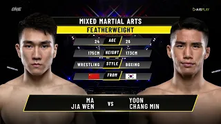 Ma Jia Wen vs  Yoon Chang Min   Fight Highlights 1