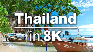 ThaiLand in 8K UHD Best Places You Have to See With Relaxing Music, Calm Music