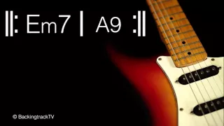 Funky Guitar Backing Track in Em / E Dorian