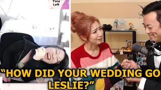 Things Get a Bit Awkward When Leslie (Fuslie) and Wendy Talk Weddings... ft. PeterParkTV.