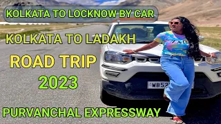 Kolkata To Ladakh By Road 2023 // Episode -1// Kolkata To Lucknow-989 km // Spresso car in Ladakh