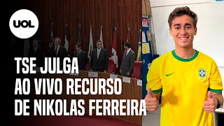 🔴 TSE julga ao vivo recurso de Nikolas Ferreira contra condenação por vídeo sobre o presidente Lula