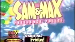 Sam & Max Freelance Police - 1998 Fox Kids Commercial