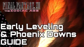 Final Fantasy XII Zodiac Age PS4 - Early Power Leveling & Phoenix Down Farm! Dustia Guide