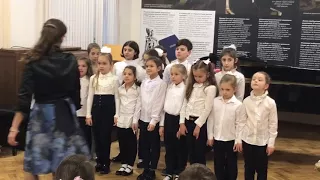 Отчетный концерт в Музыкальной Школе. ОТДЕЛЕНИЕ ХОРОВОЕ ПЕНИЕ