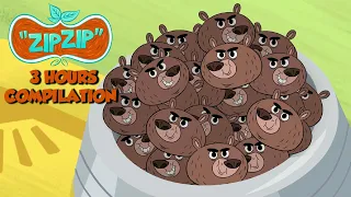 Zip Zip *Don't forget your Mitch...* 3 hours Season 2 - COMPILATION - Cartoon for kids