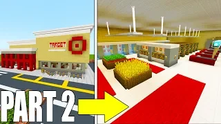 Minecraft Tutorial: How To Make A Target Store "2019 City Tutorial" PART 2