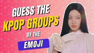 KPOP GAME | GUESS THE KPOP GROUPS BY THE EMOJI