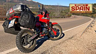 Then THIS happened..! Riding Solo in Spain on a Dual Sport ADV Motorcycle / Honda Dominator 650 /22