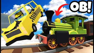 Using a Train to ESCAPE Hide and Seek in Wobbly Life Multiplayer!