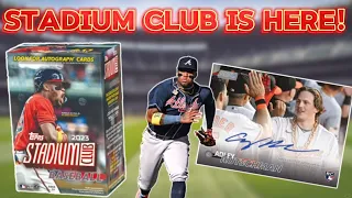 CASE HIT!🔥 2023 Topps Stadium Club Baseball Blaster Box Review!