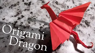 Origami Dragon - slow, step by step tutorial