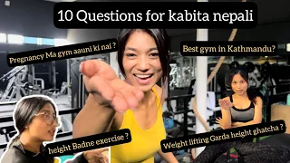 10 Fitness Questions For ​⁠@kabitanepali8132  / jeena / pragati Vlog