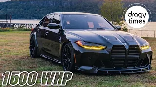 1500 WHP BMW M3C G80 X-Drive Stage X | Insane Acceleration from 100-200 Km/h & 60-130 mph
