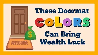 🎨These Doormat Colours Can Bring Wealth Luck | Front Door Feng Shui