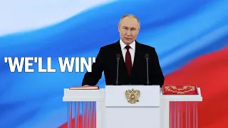 Putin sworn in as Russian president for fifth term