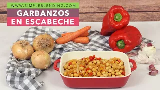 GARBANZOS CON VERDURAS EN ESCABECHE MUY FÁCILES | Receta de garbanzos en conserva escabechados