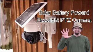 Solar Battery Powered Security PTZ Camera -  INQMEGAPRO