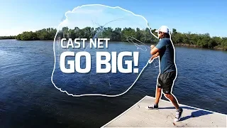 How To Triple Load Cast Net Throw | Easiest Way To Throw Big Cast Nets