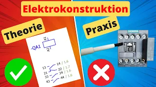 Vorsicht Hilfsschütz 🛑 Elektrokonstruktion Theorie und Praxis. Hierauf musst du achten.💡