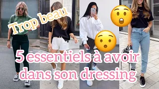 5 essentiels à avoir dans son dressing( 5 basiques trop géniale)« inspiration Pinterest « part 1