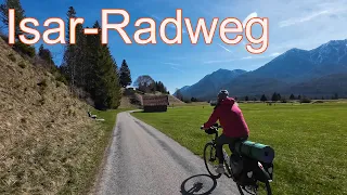 Isar-Radweg mit Melina