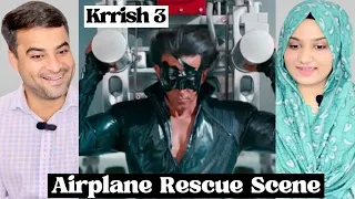 Krrish 3 Hrithik Roshan Aeroplane Rescue Scene Reaction | Krrish 3 | Hrithik Roshan | Amber Rizwan