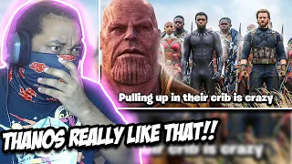 How THANOS bullied the INFINTY STONE from THE AVENGERS in Wakanda REACTION (BlankBoy)