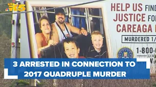 3 arrested in connection to 2017 quadruple murder of Seabeck family