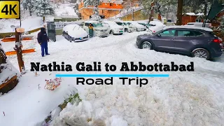 Nathia Gali to Abbottabad 4K Scenic Drive | Pakistan 🇵🇰
