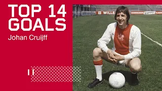 TOP 14 GOALS - Johan Cruyff | His Best Goals for Ajax