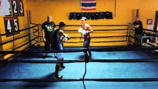 Muay Thai Interclub event at Combat Club. 10/19/2014 Ron Ramos and Nick R1