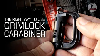 How to Properly Attach a Grimlock Carabiner | Tactical Carabiner 2021