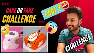 Shocking..😱 MUST WATCH | Realistic Cakes 2023 | Cake Or Fake Challenge Part 2 #cakes #realisticcake