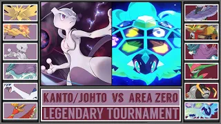 KANTO&JOHTO vs AREA ZERO | Legendary Pokémon Regions Tournament [Battle #3]