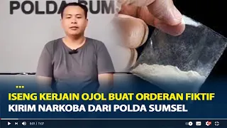 Kerjain Ojol Buat Orderan Fiktif Kirim Narkoba dari Polda Sumsel, Pemuda di Palembang Kena Batunya