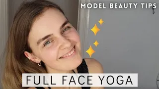 Full Face Yoga Exercises | Model Face Yoga