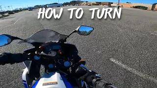 How to Perform Low and High Speed Turns on a Motorcycle!