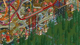 I Built The Most INSANE Theme Park Ever in RollerCoaster Tycoon 2