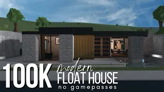 BLOXBURG | Modern Float House | 100k | No Gamepass Speedbuild