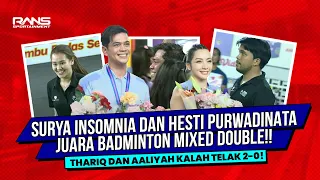 SURYA INSOMNIA DAN HESTI PURWADINATA KOMPAK BANGET! JUARA BADMINTON MIXED DOUBLE!!