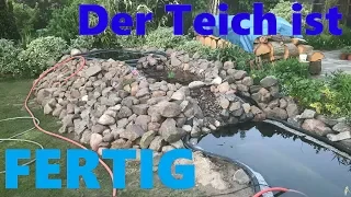 Kristallklares Teichwasser OHNE CHEMIE und Teichfiltertechnik, Der Teichbau #3