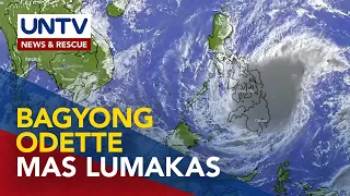 WEATHER UPDATE: Bagyong Odette, mas lalo pang lumakas