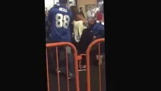 NY Giants fans fighting Patriots fans 9/1/16